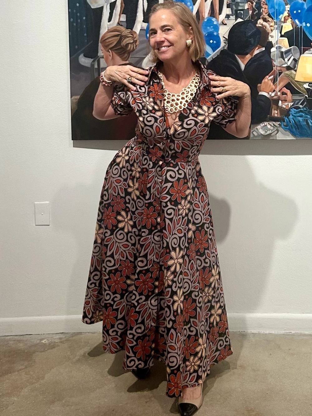 ElisaMama Feyi Dress Brown with pockets NWT